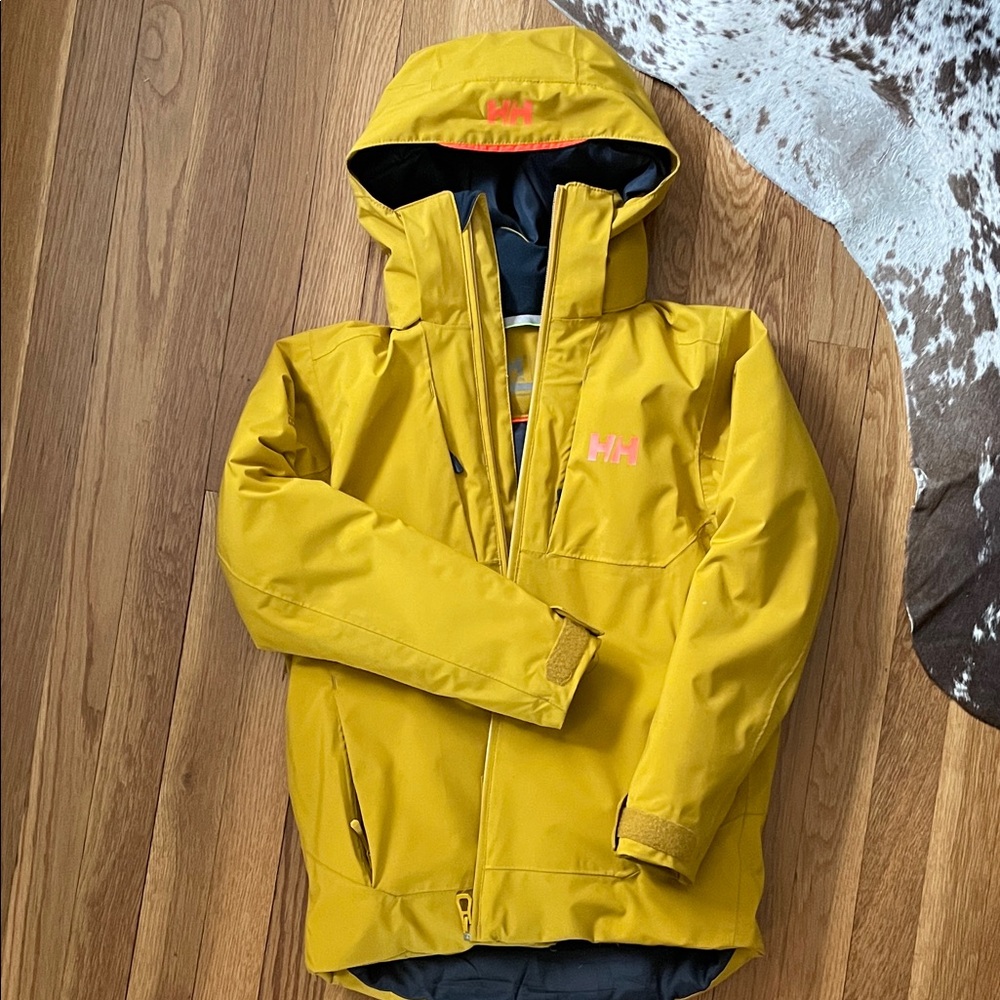 Helly Hansen Mustard Hooded Jacket